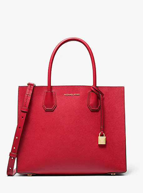 Mercer Large Saffiano Leather Tote Bag - Image 25