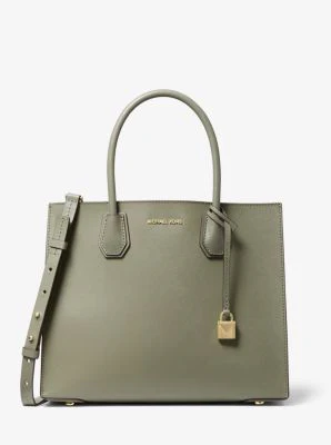 Mercer Large Saffiano Leather Tote Bag - Image 38