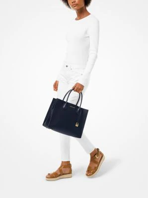 Mercer Large Saffiano Leather Tote Bag - Image 44