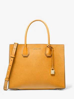 Mercer Large Saffiano Leather Tote Bag - Image 6