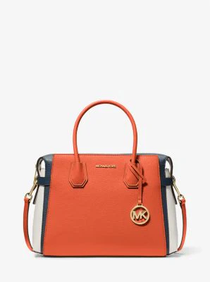 Mercer Medium Color-Block Belted Satchel - Image 15