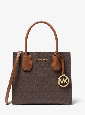 Mercer Medium Logo and Leather Accordion Crossbody Bag - Image 6
