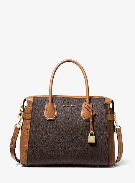 Mercer Medium Logo Belted Satchel - Image 10