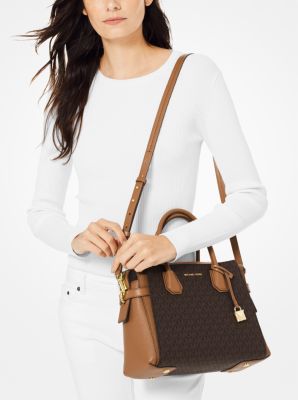 Mercer Medium Logo Belted Satchel - Image 13