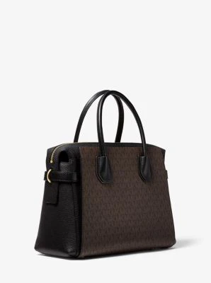 Mercer Medium Logo Belted Satchel - Image 8