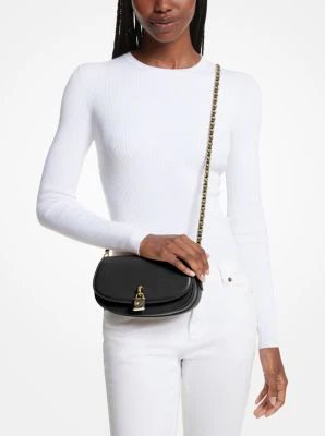 Mila Small Leather Shoulder Bag - Image 26