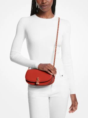 Mila Small Leather Shoulder Bag - Image 33