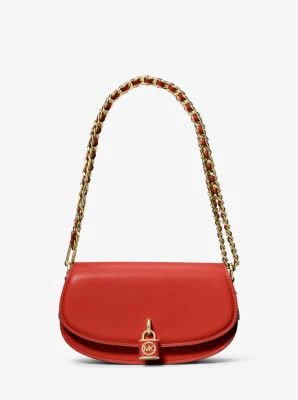 Mila Small Leather Shoulder Bag - Image 35