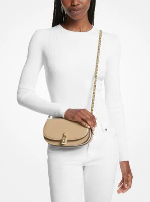 Mila Small Leather Shoulder Bag - Image 5