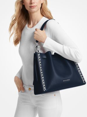 Mina Large Chain Shoulder Bag - Image 4