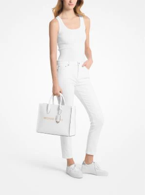 Mirella Medium Pebbled Leather Tote Bag - Image 20