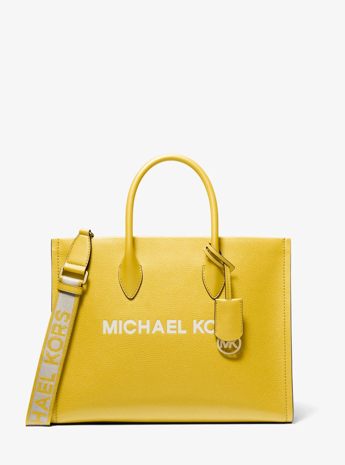 Mirella Medium Pebbled Leather Tote Bag - Image 5