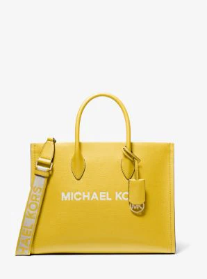Mirella Medium Pebbled Leather Tote Bag - Image 6