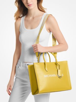 Mirella Medium Pebbled Leather Tote Bag - Image 8