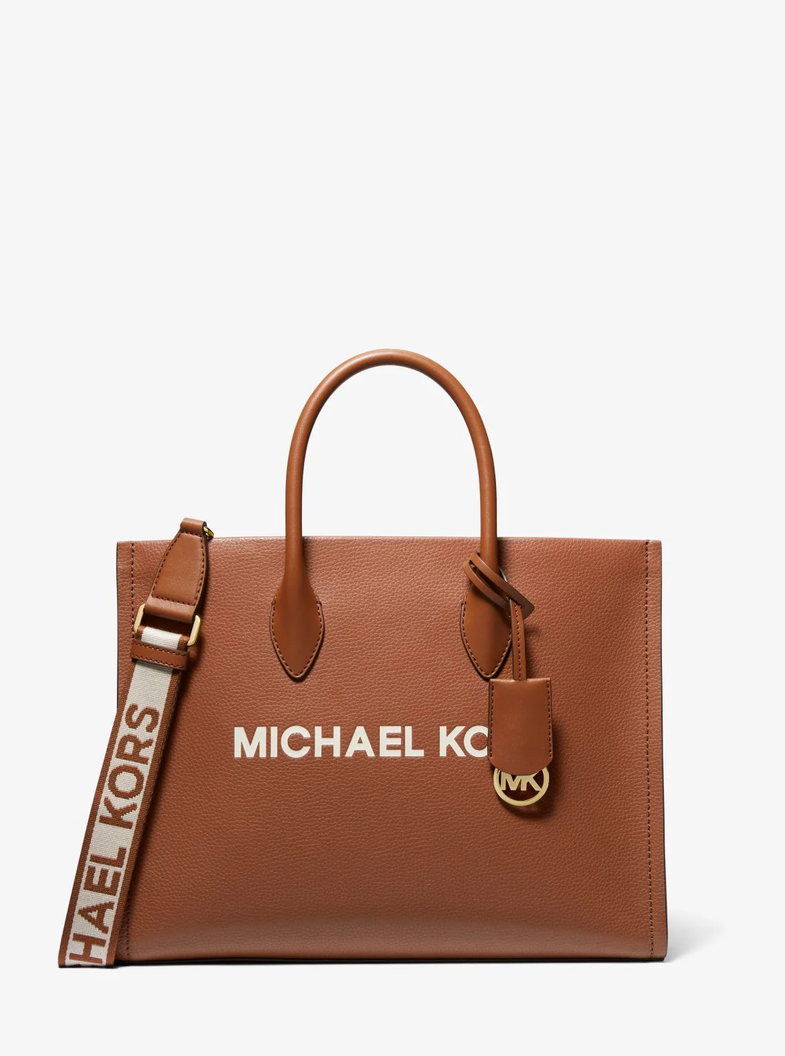 Mirella Medium Pebbled Leather Tote Bag - Image 9