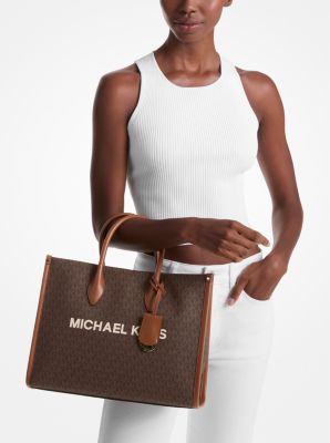 Mirella Medium Signature Logo Tote Bag - Image 8