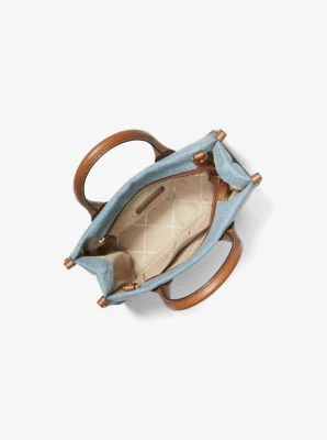 Mirella Small Denim Crossbody Bag - Image 3