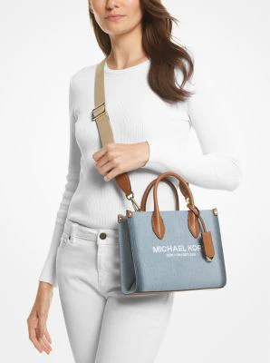 Mirella Small Denim Crossbody Bag - Image 4