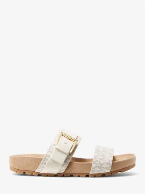 Mylah Logo and Leather Sandal - Image 11