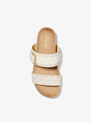 Mylah Logo and Leather Sandal - Image 12