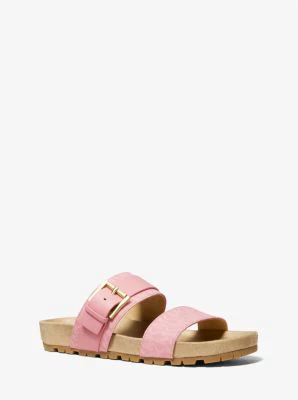 Mylah Logo and Leather Sandal - Image 14