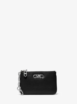 Parker Small Leather Zip Card Case - Image 4