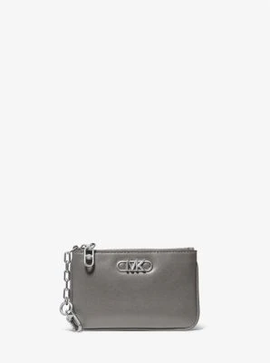 Parker Small Leather Zip Card Case - Image 8