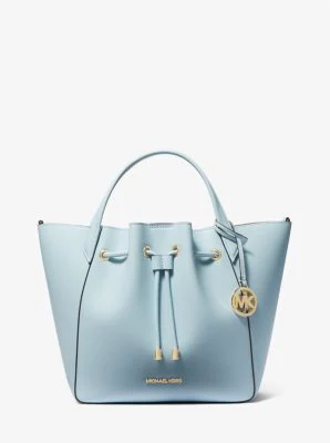 Phoebe Large Faux Leather Bucket Bag - Image 10
