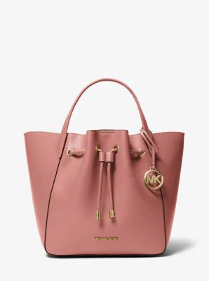 Phoebe Large Faux Leather Bucket Bag - Image 2