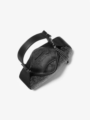 Piper Small Embellished Suede Shoulder Bag - Image 3