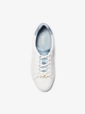 Poppy Faux Leather and Logo Sneaker - Image 12