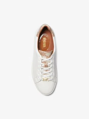 Poppy Faux Leather and Logo Sneaker - Image 16