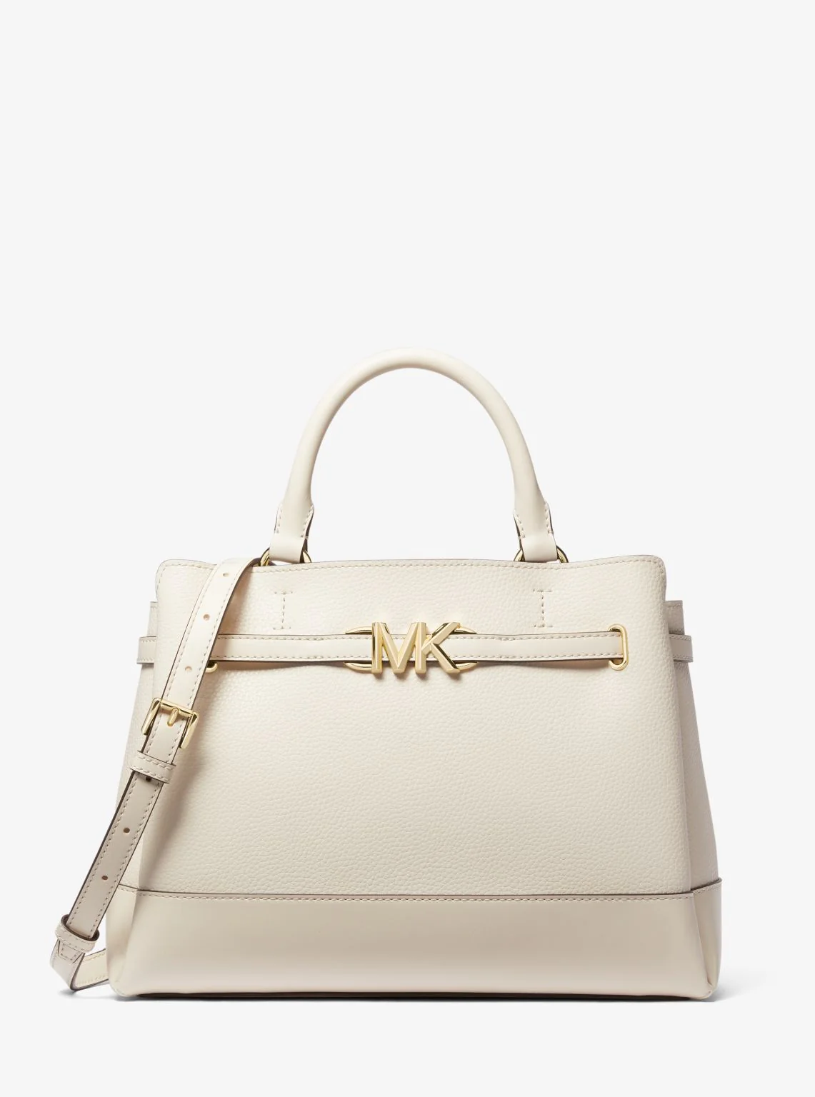 Reed Large Leather Belted Satchel - Image 14