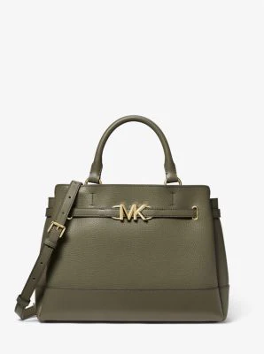 Reed Large Leather Belted Satchel - Image 8