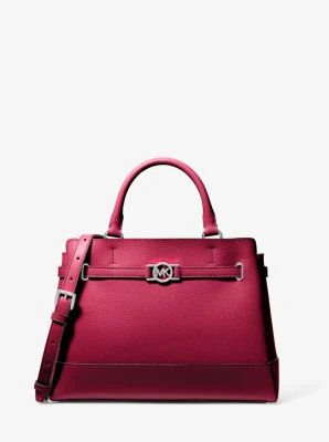 Reed Large Pebbled Leather Satchel - Image 2