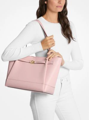 Reed Large Pebbled Leather Tote Bag - Image 8