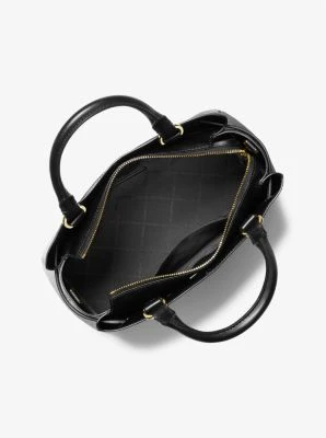Reed Large Two-Tone Graphic Logo Belted Satchel - Image 3