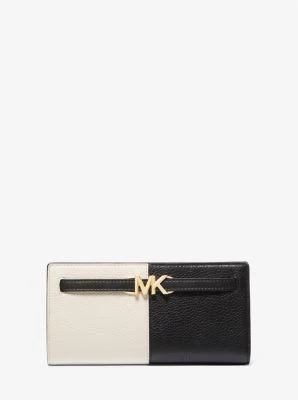 Reed Large Two-Tone Pebbled Leather Wallet - Image 2