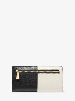 Reed Large Two-Tone Pebbled Leather Wallet - Image 4