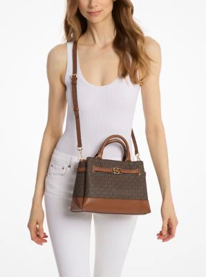 Reed Small Signature Logo Satchel - Image 4