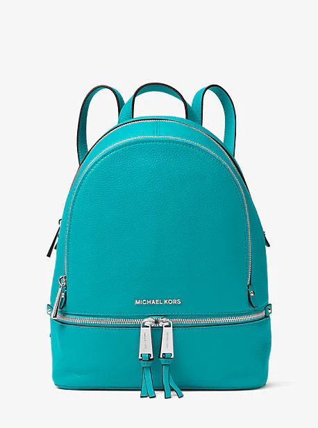 Rhea Medium Leather Backpack - Image 36