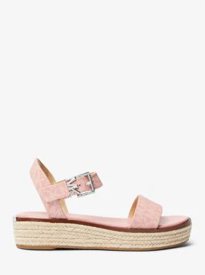 Richie Logo Platform Espadrille Sandal - Image 17