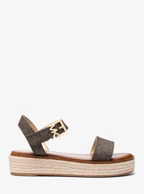 Richie Signature Logo Platform Espadrille Sandal - Image 3