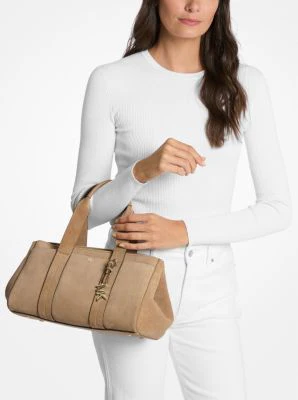 Romee Small Suede Satchel - Image 7