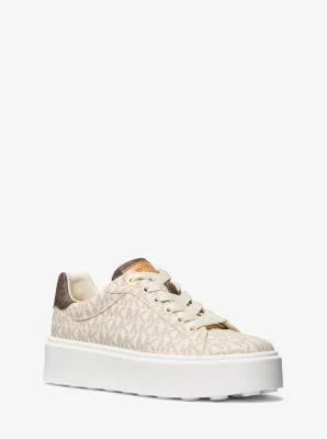 Romey Two-Tone Logo Platform Sneaker - Image 2