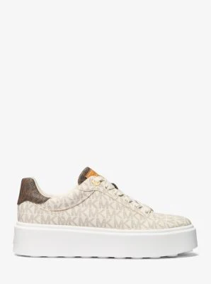Romey Two-Tone Logo Platform Sneaker - Image 3