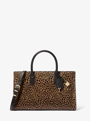 Scarlett Medium Cheetah Print Calf Hair Satchel - Image 2