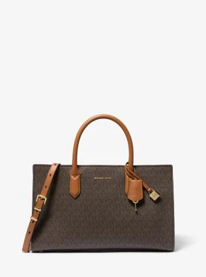 Scarlett Medium Signature Logo Satchel - Image 2