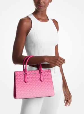 Sheila Medium Ombré Signature Logo Satchel - Image 19