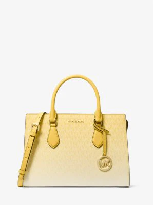Sheila Medium Ombré Signature Logo Satchel - Image 11